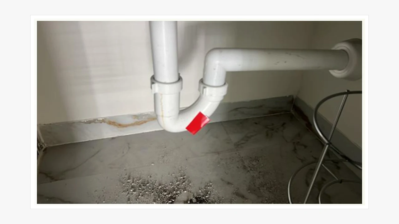 Drain connection check