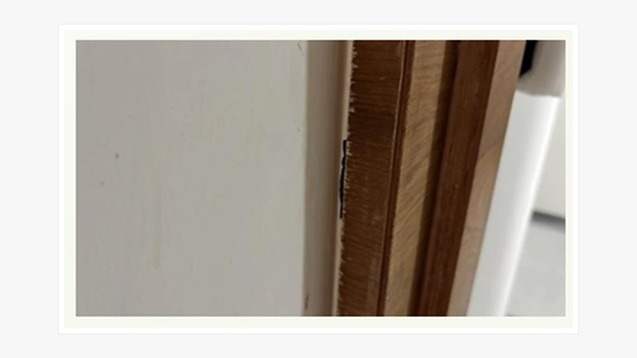 Door edge finish
